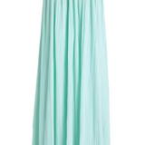 Silk crêpe dress with metal chains size 48