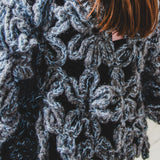 11 - NUBE GRACE – Cardigan Handmade in Pura Lana TG L/XL