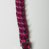 12 - PET À PORTER – PINK PASSION | Collare gioiello fucsia e bordeaux intrecciato | 29–35 cm
