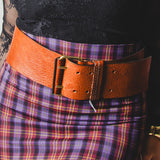 12 - Cintura Vintage “Cognac” in Pelle