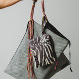 14 - NOMAD MINI – ZEBRA | Pezzo unico – POCHETTE IN PELLE