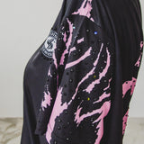 15 - T-Shirt Sportiva Maculata Pink & Black “LE PEG 00”