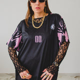 15 - T-Shirt Sportiva Maculata Pink & Black “LE PEG 00”