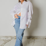 184 Camicia bianca “sei nell’anima “ in cotone TG XL