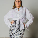184 Camicia bianca “sei nell’anima “ in cotone TG XL