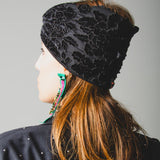 185 Fascia elastica per capelli in pizzo nero