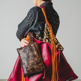 18 - NOMAD MINI – BRONZE – POCHETTE MACULATA IN PELLE