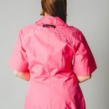 194 Camicia Ciao Amore – Camicia fucsia in cotone con ricamo a mano