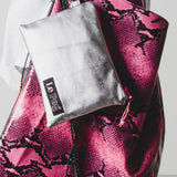 19 - NOMAD MINI – SILVER TOUCH | Pezzo unico POCHETTE in pelle argento