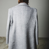 FUCHSIA JACQUARD BOMBER STYLE JACKET - REVERSIBLE IN BLACK VELVET FABRIC - CONTRASTING POCKETS