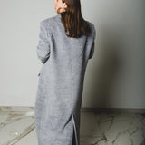 FUCHSIA JACQUARD BOMBER STYLE JACKET - REVERSIBLE IN BLACK VELVET FABRIC - CONTRASTING POCKETS