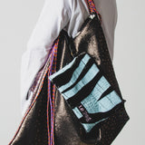 20 - NOMAD MINI – BLUE ZEBRA | Pezzo unico POCHETTE