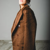 FUCHSIA JACQUARD BOMBER STYLE JACKET - REVERSIBLE IN BLACK VELVET FABRIC - CONTRASTING POCKETS