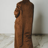 FUCHSIA JACQUARD BOMBER STYLE JACKET - REVERSIBLE IN BLACK VELVET FABRIC - CONTRASTING POCKETS