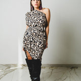 MIRI tailored skirt in silk - Size 2