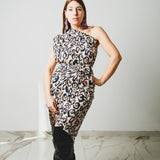 MIRI tailored skirt in silk - Size 2