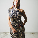 MIRI tailored skirt in silk - Size 2