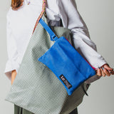 22 - NOMAD MINI – ELECTRIC BLUE | Pezzo unico -  POCHETTE in pelle