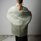 23 - Cappottino Komorebi Oversize in Tessuto d’Arredo Verde Salvia – Pezzo Unico