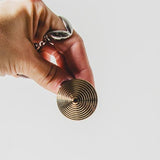 253 - Orecchini Vintage con Clip Dorata a Spirale – Pezzo Unico