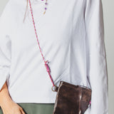 25 - NOMAD MINI BRONZE – Portacellulare in pelle marrone bronzato | Pezzo unico
