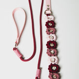 28 - PET À PORTER – CHERRY BLOOM | Collare floreale artigianale