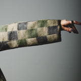 FUCHSIA JACQUARD BOMBER STYLE JACKET - REVERSIBLE IN BLACK VELVET FABRIC - CONTRASTING POCKETS