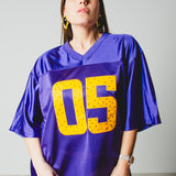31 - Maglia Sportiva con Numero Ricamato e Strass – Stile Football Americano tg L