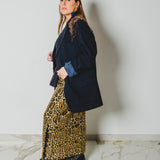 347 - Gonna Miri in paillettes animalier Tg 1 e Tg 2