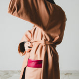 34 - KINTSUGI CAMEL | Cappotto Kimono in Lana Vergine Imbottito