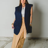 350 -  Gonna, miri a righe in cotone, leggero, nocciola a righe lime Tg 2