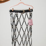 366 – CAGE – Leather Belt Skirt | Pezzo Unico Handmade