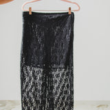 368 – Gonna Alma in Pizzo Nero e Paillettes