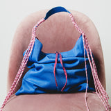COCCHINA BAG - PURPLE/RED CROCHET WITH FRINGES