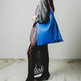 COCCHINA BAG - PURPLE/RED CROCHET WITH FRINGES