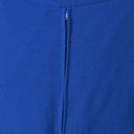 Gonna vintage longuette misto  lino blu con bottoni