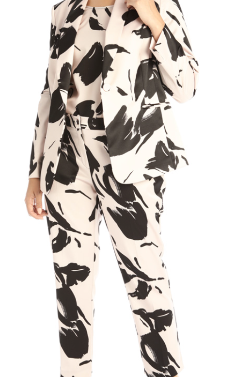 Giacca in duchesse rosa e nera  Tg 54