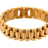 braccialetti con catena impermeabile color oro in acciaio inossidabile