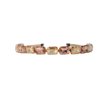 Cerchietto metallico oro con pietre rosa/oro "REGULAR PINK"