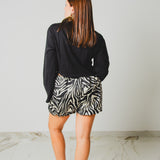 42 - BALOON ZEBRA – Pantaloncino Sartoriale a Palloncino TG M/L