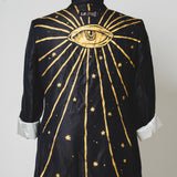 400 ARMANI double-breasted grey jacket with silver rhinestones in pure lightweight virgin wool with rhinestone illustration and colours - Size 50