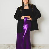 400 ARMANI double-breasted grey jacket with silver rhinestones in pure lightweight virgin wool with rhinestone illustration and colours - Size 50