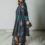 400 ARMANI double-breasted grey jacket with silver rhinestones in pure lightweight virgin wool with rhinestone illustration and colours - Size 50