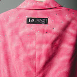 400 ARMANI double-breasted grey jacket with silver rhinestones in pure lightweight virgin wool with rhinestone illustration and colours - Size 50