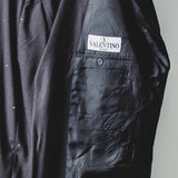 400 ARMANI double-breasted grey jacket with silver rhinestones in pure lightweight virgin wool with rhinestone illustration and colours - Size 50