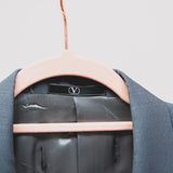 400 ARMANI double-breasted grey jacket with silver rhinestones in pure lightweight virgin wool with rhinestone illustration and colours - Size 50