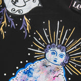 400 ARMANI double-breasted grey jacket with silver rhinestones in pure lightweight virgin wool with rhinestone illustration and colours - Size 50