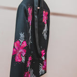 400 ARMANI double-breasted grey jacket with silver rhinestones in pure lightweight virgin wool with rhinestone illustration and colours - Size 50