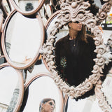 400 ARMANI double-breasted grey jacket with silver rhinestones in pure lightweight virgin wool with rhinestone illustration and colours - Size 50