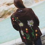 400 ARMANI double-breasted grey jacket with silver rhinestones in pure lightweight virgin wool with rhinestone illustration and colours - Size 50